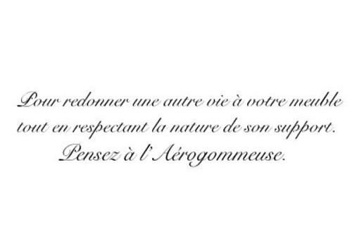 Texte décoratif personnalisé